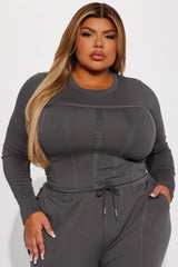 Weekend Moment Pant Set - Charcoal
