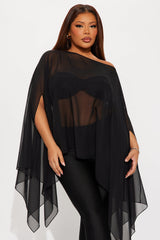 See Through Me 3 Piece Pant Set - Black