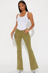 Lovesick Flare Pant - Sage