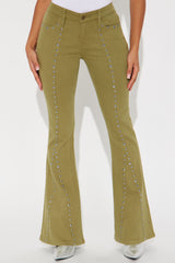 Lovesick Flare Pant - Sage