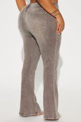 Try Harder Flare Pant - Chocolate