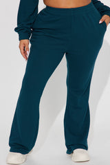 Give It Away Lounge Flare Pant - Hunter