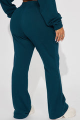 Give It Away Lounge Flare Pant - Hunter