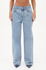 Match Made In Heaven Straight Leg Jeans - Light Wash