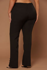 Athena Embellished Pant - Black