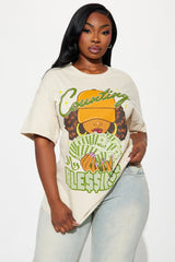 Counting My Blessings Tee - Beige