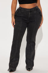 Chasin' You Mineral Wash Pant - Black Wash