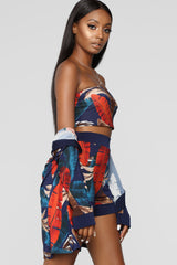 Vacation Forever 3 Piece Set - Navy/Combo
