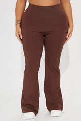 Claudia Super Soft Active Yoga Pant - Chocolate