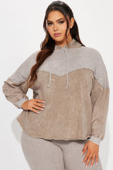Yazmine Vintage Wash Legging Set - Taupe