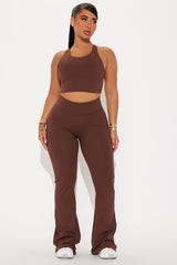 Claudia Super Soft Active Yoga Pant - Chocolate