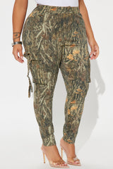 Day N Night Cargo Skinny Pant - Green/combo