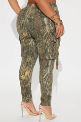 Day N Night Cargo Skinny Pant - Green/combo