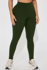 Running Around High Rise Legging - Hunter