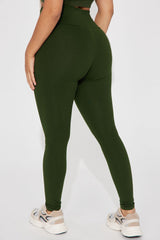 Running Around High Rise Legging - Hunter