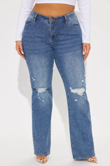 Bullseye Tinted Bootcut Jeans - Medium Wash