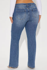 Bullseye Tinted Bootcut Jeans - Medium Wash