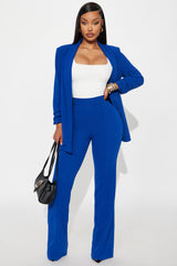 Petite Victoria High Waisted Dress Pants - Royal