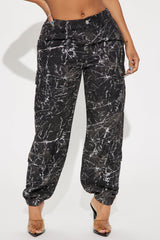 Eye Of The Storm Jogger Pant - Black