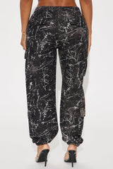 Eye Of The Storm Jogger Pant - Black