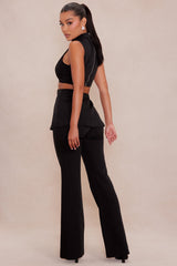 Solene Pant Set - Black