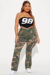 Staying True Bootcut Camo Pant - Olive/combo