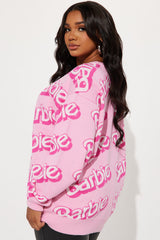 Barbie World Crew Neck Sweater - Pink