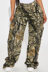 Had You Fooled Tree Camo Pant - Olive/combo