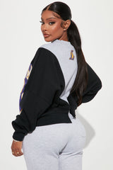 Lakers Splice Sweatshirt - Black/Grey