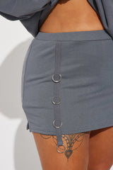 Meeks Skirt Set - Grey