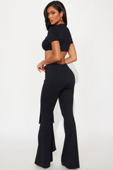 Miami Nights Pant Set  - Black