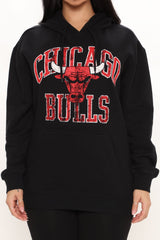 Don't Mess With The Bulls Hoodie - Black