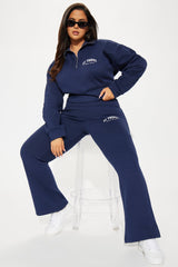 St. Tropez Polo Sweatshirt - Navy