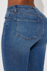Kiley Control Curvy Stretch Skinny Jeans - Vintage Wash
