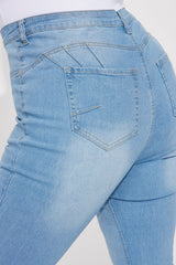 Mesa Booty Lifting Stretch Bootcut Jeans - Light Wash