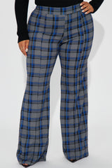 Victoria High Waisted Dress Pant - Grey/combo