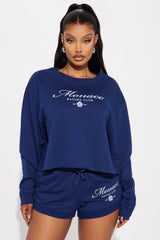 Monaco Racing Club Embroidered Sweatshirt - Navy