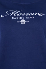 Monaco Racing Club Embroidered Sweatshirt - Navy