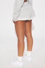 Palm Springs Health Club Shorts - Heather Grey