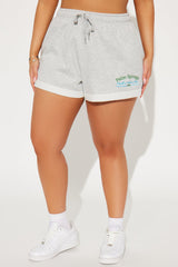 Palm Springs Health Club Shorts - Heather Grey