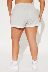 Palm Springs Health Club Shorts - Heather Grey