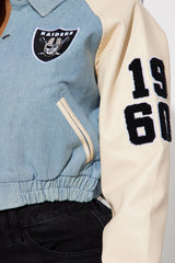 Raiders Denim Jacket - Denim