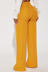 Feeling Focused Trouser - Mustard