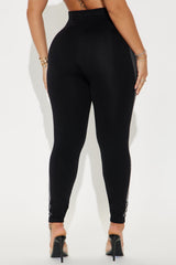 Let's Have Some Fun Embellished Legging - Black