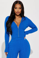 Rylee Sweater Legging Set - Royal