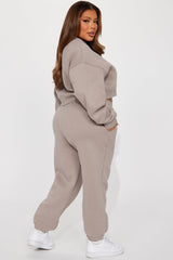 Make It Last Jogger Set - Stone