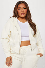 Brianna Jogger Pant Set - Cream