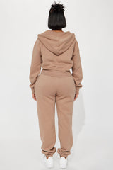 Brianna Jogger Pant Set - Mocha