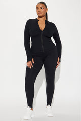 Deep Bend Super Soft Active Legging - Black