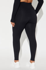 Deep Bend Super Soft Active Legging - Black